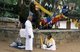 Sri Lanka: Worshippers at the sacred bodhi tree (Jaya Sri Maha Bodhi), Anuradhapura
