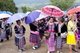 Thailand: Finely dressed women, Hmong New Year celebrations, Chiang Mai, Northern Thailand