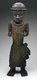 Nigeria: Bronze figure of a standing court official, Kingdom of Benin.