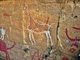Algeria: Rock painting of a giraffe, Tassili (Inauouanrhat), ca. 6000-4000 BCE.